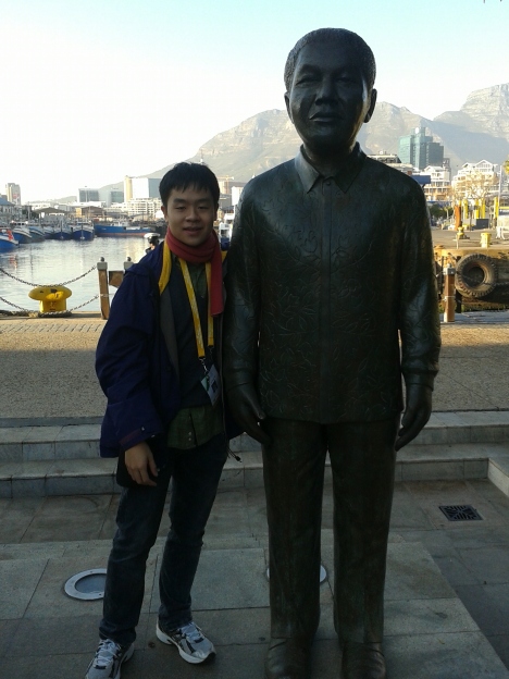 With Nelson Mandela